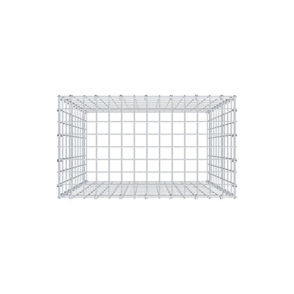 Type 3 oplegkorf 100 cm x 70 cm x 40 cm (L x H x D), maaswijdte 5 cm x 10 cm, C-ring