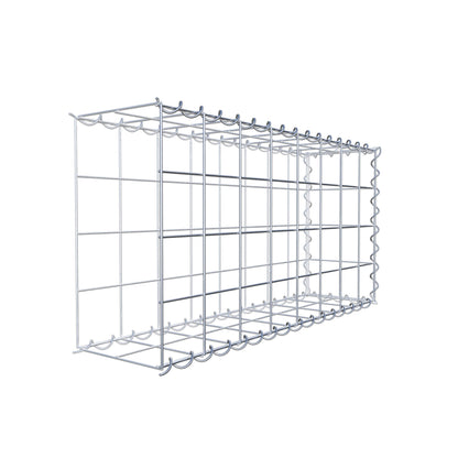 Grown-on gabion type 2 80 cm x 40 cm x 20 cm (L x H x D), mesh size 10 cm x 10 cm, spiral