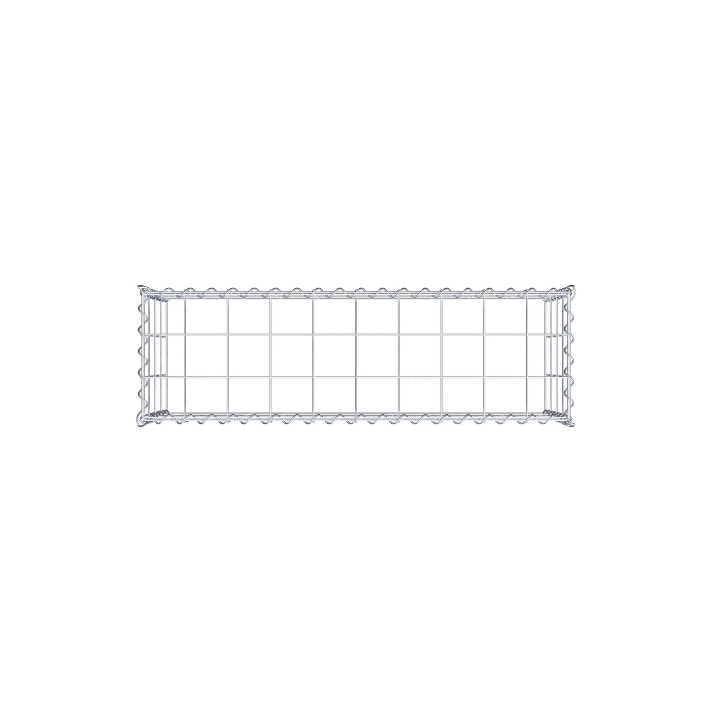 Gabbione aggiuntivo tipo 3 100 cm x 40 cm x 30 cm (L x A x P), maglia 10 cm x 10 cm, spirale
