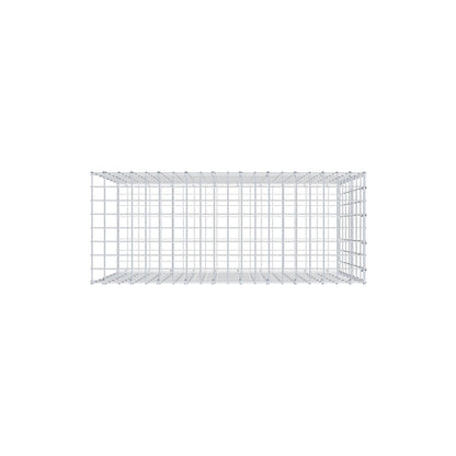 Mounted gabion type 2 100 cm x 70 cm x 40 cm, mesh size 5 cm x 10 cm, C-ring