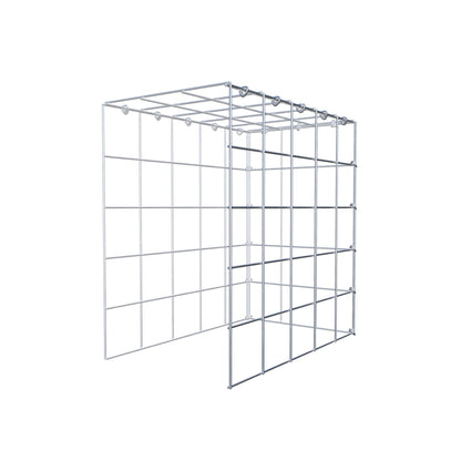 Anbaugabione Typ 4 50 cm x 50 cm x 30 cm (L x H x T), Maschenweite 10 cm x 10 cm, C-Ring