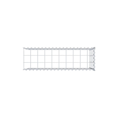 Gabion rapporté type 4 100 cm x 50 cm x 30 cm (L x H x P), mailles 10 cm x 10 cm, spirale