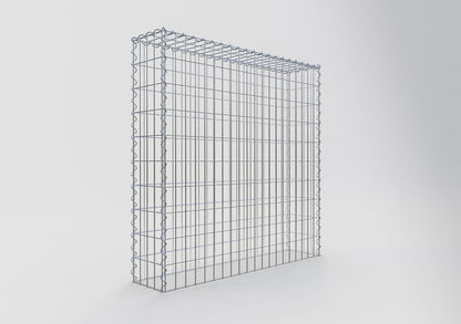 Grown-on gabion type 3 100 cm x 100 cm x 20 cm (L x H x D), mesh size 5 cm x 10 cm, spiral