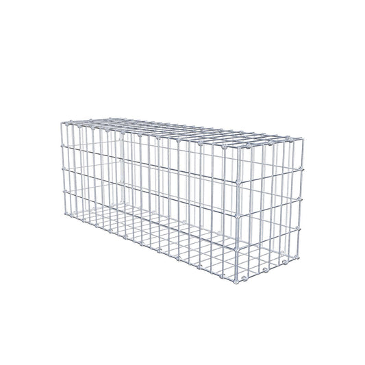 Gabion 100 cm x 40 cm x 30 cm (L x H x P), mailles 5 x 10 cm, anneau en spirale
