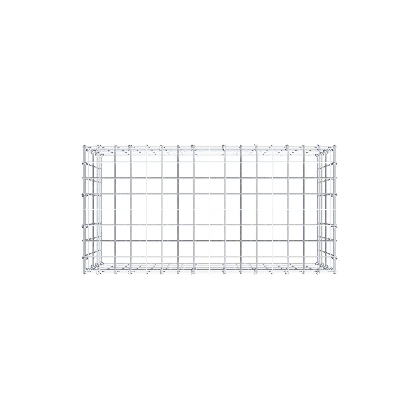 Anbaugabione Typ 3 80 cm x 40 cm x 40 cm (L x H x T), Maschenweite 5 cm x 10 cm, C-Ring
