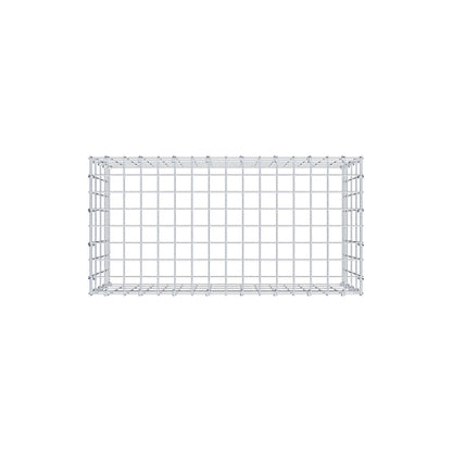 Anbaugabione Typ 3 80 cm x 40 cm x 40 cm (L x H x T), Maschenweite 5 cm x 10 cm, C-Ring