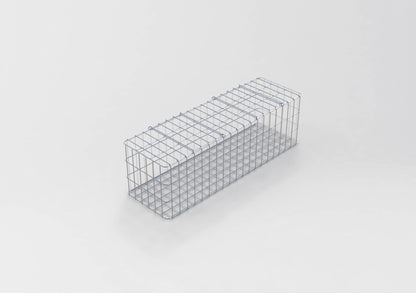 Gabbione zincato a caldo 102 cm x 32 cm x 32 cm, maglia 5 cm x 10 cm, completamente saldato