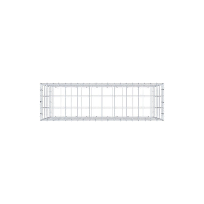 Gabion 100 cm x 60 cm x 30 cm (L x H x D), maskstorlek 10 cm x 10 cm, C-ring