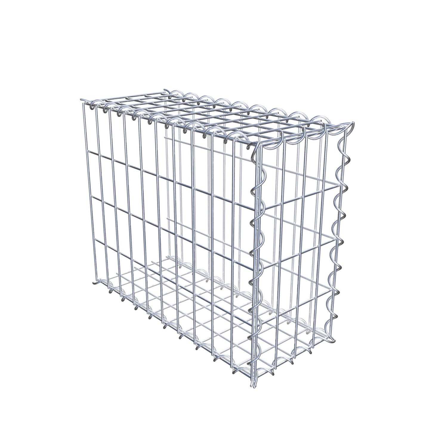 Påväxt gabion typ 2 50 cm x 40 cm x 20 cm (L x H x D), maskstorlek 5 cm x 10 cm, spiral
