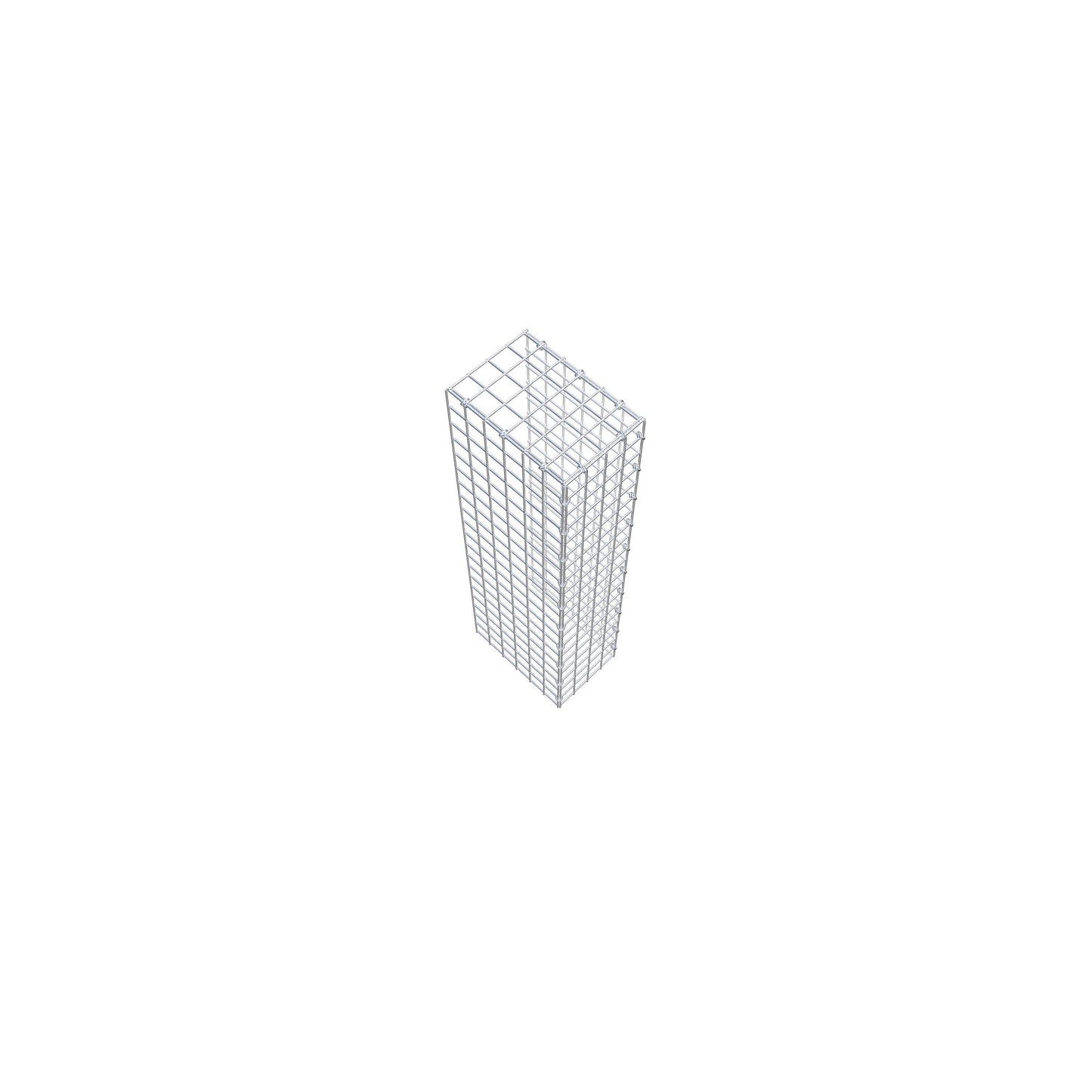 Gabião Tipo 4 100 cm x 30 cm x 20 cm (C x A x P), malhagem 5 cm x 5 cm, anel C