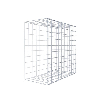 Monteret gabion type 2 100 cm x 100 cm x 50 cm (L x H x D), maskestørrelse 10 cm x 10 cm, C-ring