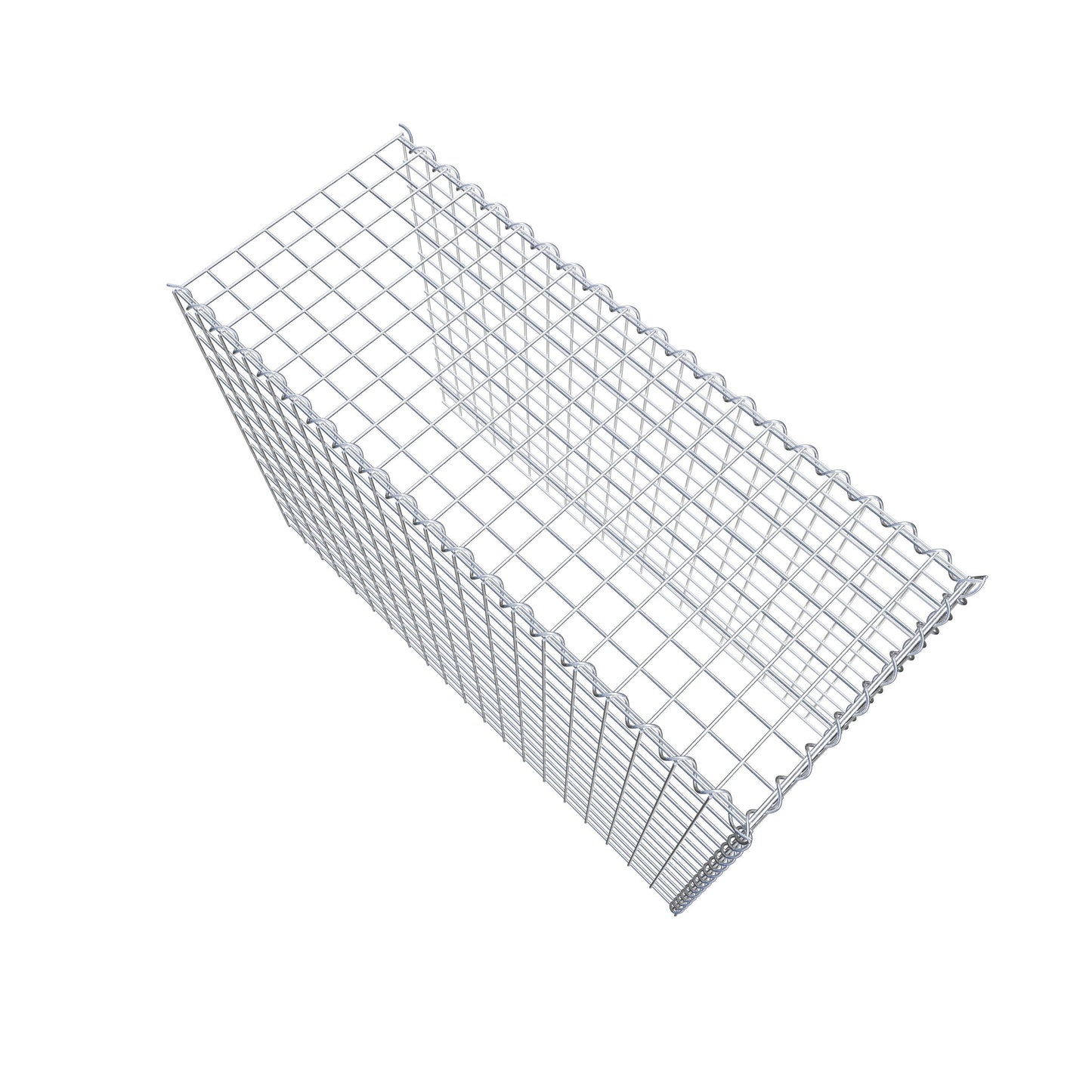 Gabião tipo 4 100 cm x 70 cm x 40 cm (C x A x P), malhagem 5 cm x 5 cm, espiral