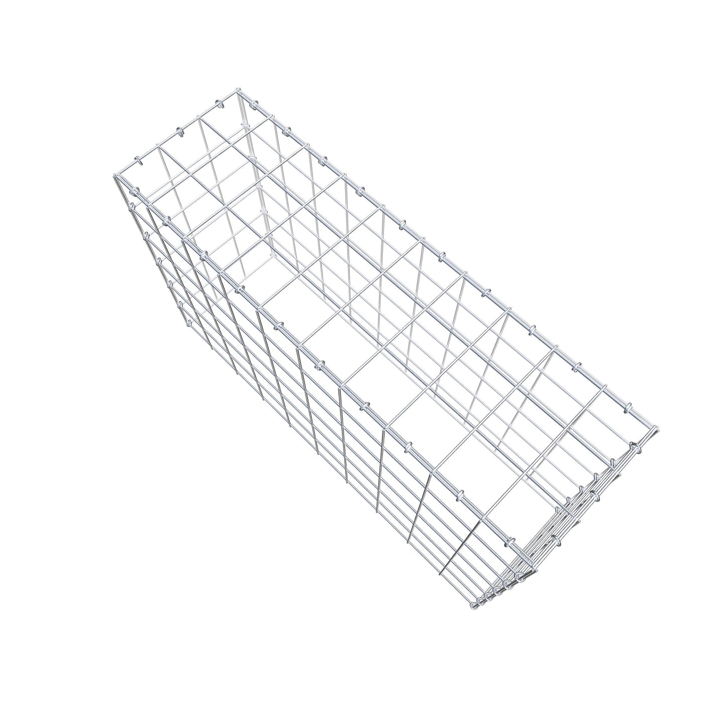 Gavión complementario de tipo 3 100 cm x 60 cm x 30 cm (L x A x P), malla 10 cm x 10 cm, anillo en C