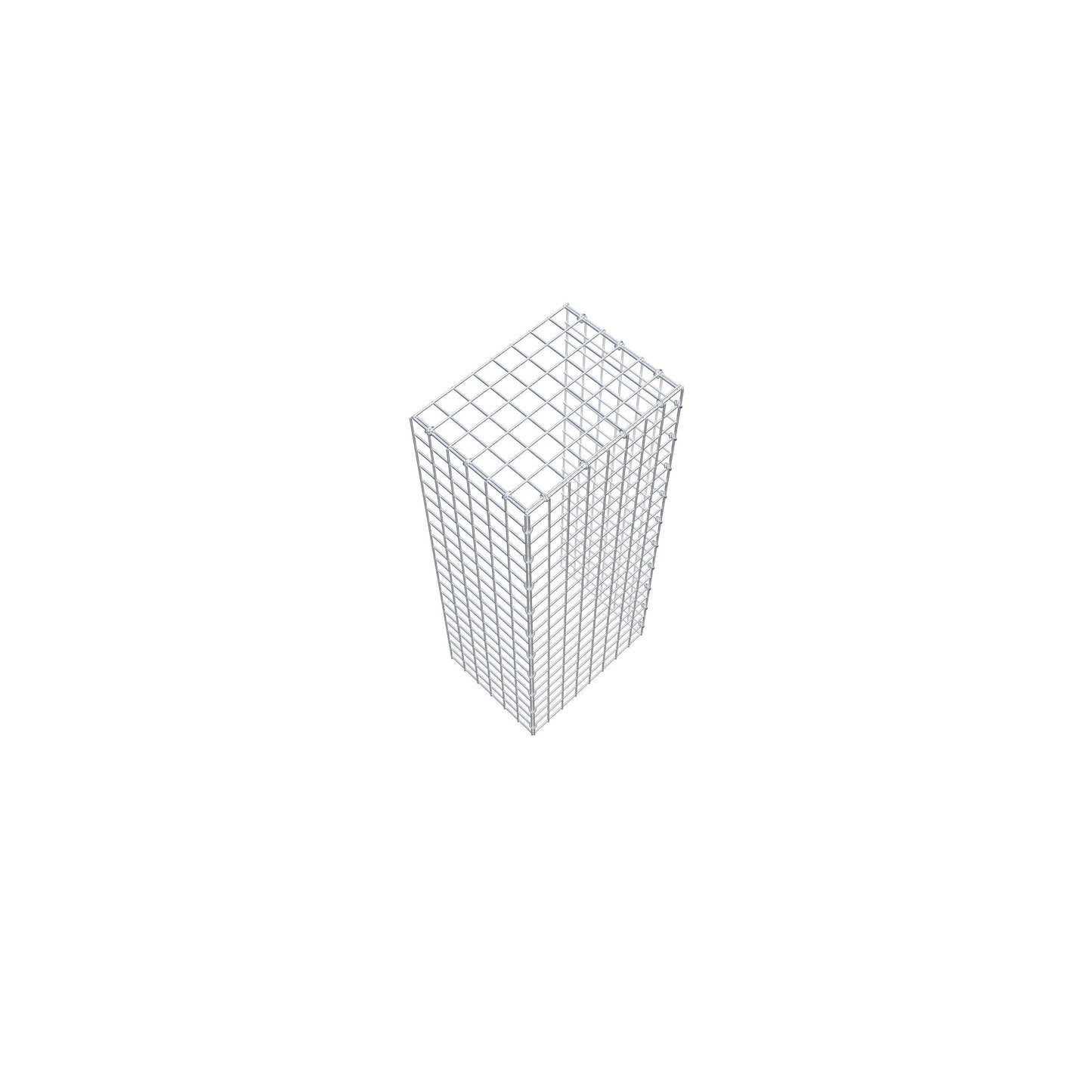 Type 4 oplegkorf 100 cm x 30 cm x 40 cm (L x H x D), maaswijdte 5 cm x 5 cm, C-ring