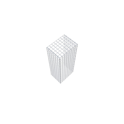 Type 4 oplegkorf 100 cm x 30 cm x 40 cm (L x H x D), maaswijdte 5 cm x 5 cm, C-ring