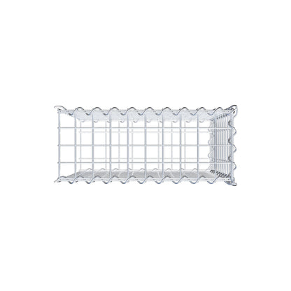 Grown-on gabion type 2 50 cm x 50 cm x 20 cm (L x H x D), mesh size 5 cm x 5 cm, spiral