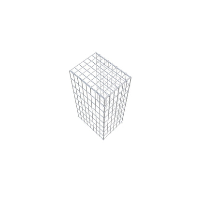 Toegevoegde pool type 4 80 cm x 40 cm x 30 cm (L x H x D), maaswijdte 5 cm x 10 cm, C-ring