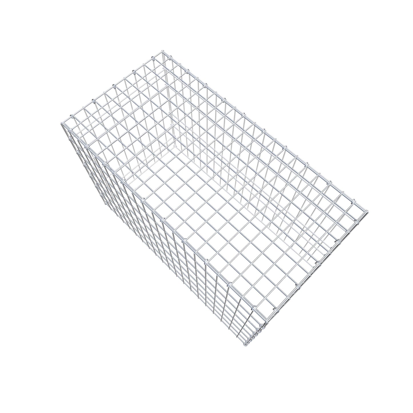 Gavión complementario de tipo 3 100 cm x 70 cm x 50 cm (L x A x P), malla 5 cm x 10 cm, anillo en C