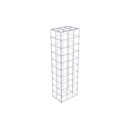 Gabion 100 cm x 20 cm x 30 cm (L x H x D), maskstorlek 10 cm x 10 cm, C-ring