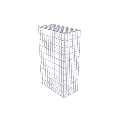 Gabião tipo 2 100 cm x 60 cm x 30 cm, malhagem 5 cm x 10 cm, anel C