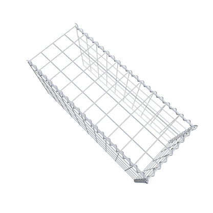 Gabião tipo 4 100 cm x 50 cm x 40 cm (C x A x P), malhagem 10 cm x 10 cm, espiral