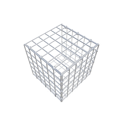 Anbaugabione Typ 2 30 cm x 30 cm x 30 cm (L x H x T), Maschenweite 5 cm x 5 cm, C-Ring