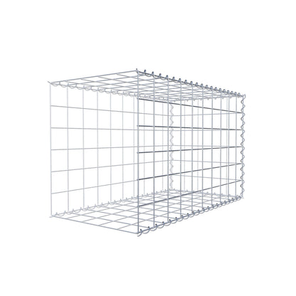 Gabião tipo 2 100 cm x 60 cm x 50 cm (C x A x P), malhagem 10 cm x 10 cm, espiral