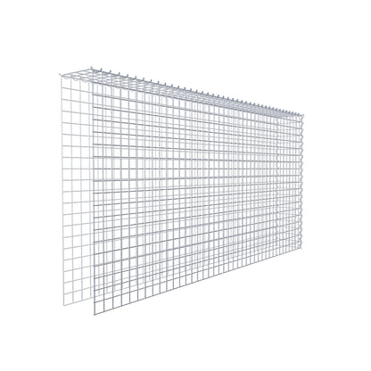 Gabion rapporté type 4 200 cm x 100 cm x 20 cm (L x H x P), mailles 5 cm x 5 cm, spirale