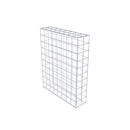 Gabion 100 cm x 80 cm x 20 cm (L x H x D), maskstorlek 10 cm x 10 cm, C-ring