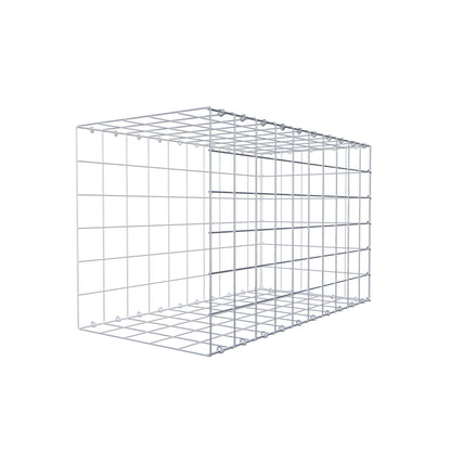 Gabião Tipo 2 100 cm x 60 cm x 50 cm (C x A x P), malhagem 10 cm x 10 cm, anel C