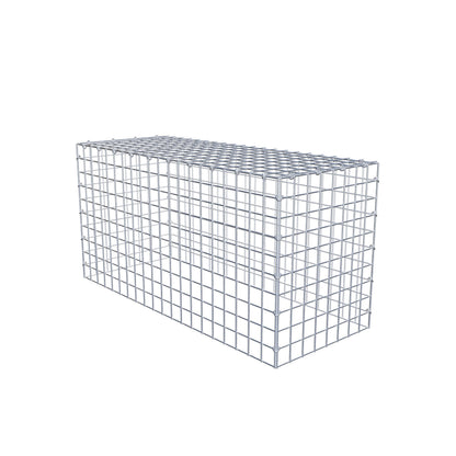 Gabião Tipo 3 100 cm x 50 cm x 40 cm (C x A x P), malhagem 5 cm x 5 cm, anel C