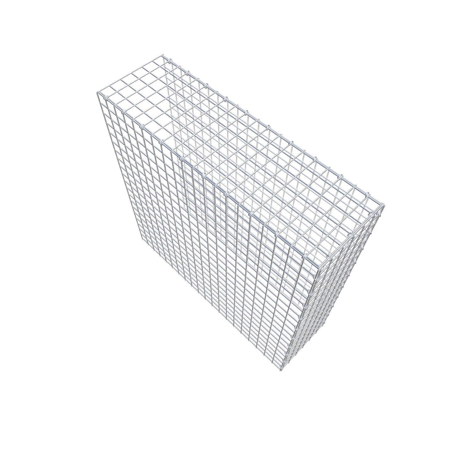 Gabião Tipo 4 100 cm x 100 cm x 30 cm (C x A x P), malhagem 5 cm x 5 cm, anel C