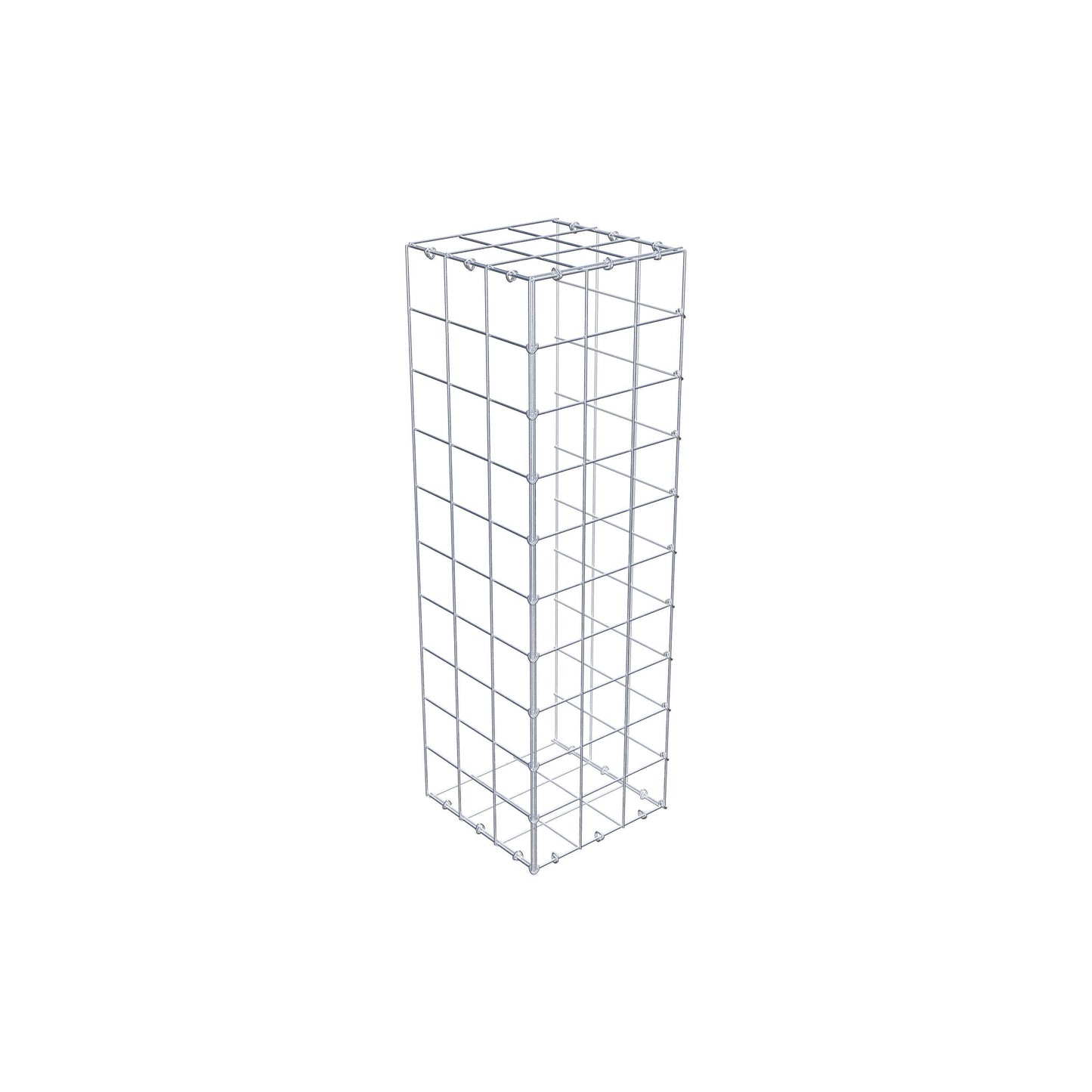 Gabbione aggiuntivo tipo 2 100 cm x 30 cm x 30 cm (L x A x P), maglia 10 cm x 10 cm, anello a C