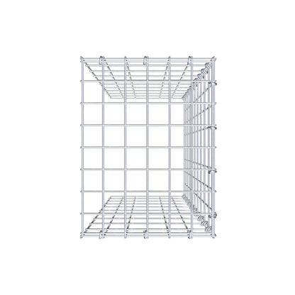 Anbaugabione Typ 4 100 cm x 30 cm x 40 cm (L x H x T), Maschenweite 5 cm x 10 cm, C-Ring