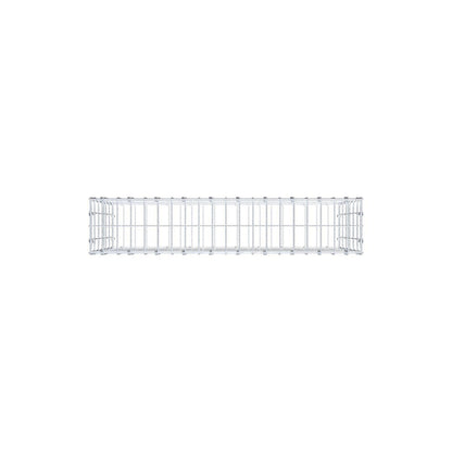 Gabbione 100 cm x 60 cm x 20 cm (L x H x P), maglia 5 x 10 cm, anello a spirale