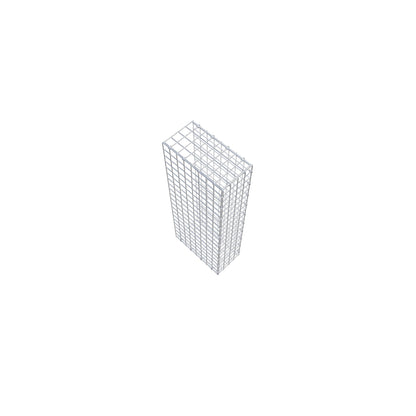 Gabião Tipo 2 100 cm x 40 cm x 20 cm (C x A x P), malhagem 5 cm x 5 cm, anel C