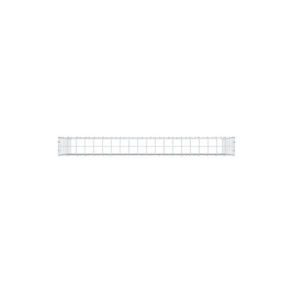 Mounted gabion type 3 200 cm x 100 cm x 20 cm (L x H x D), mesh size 10 cm x 10 cm, C-ring