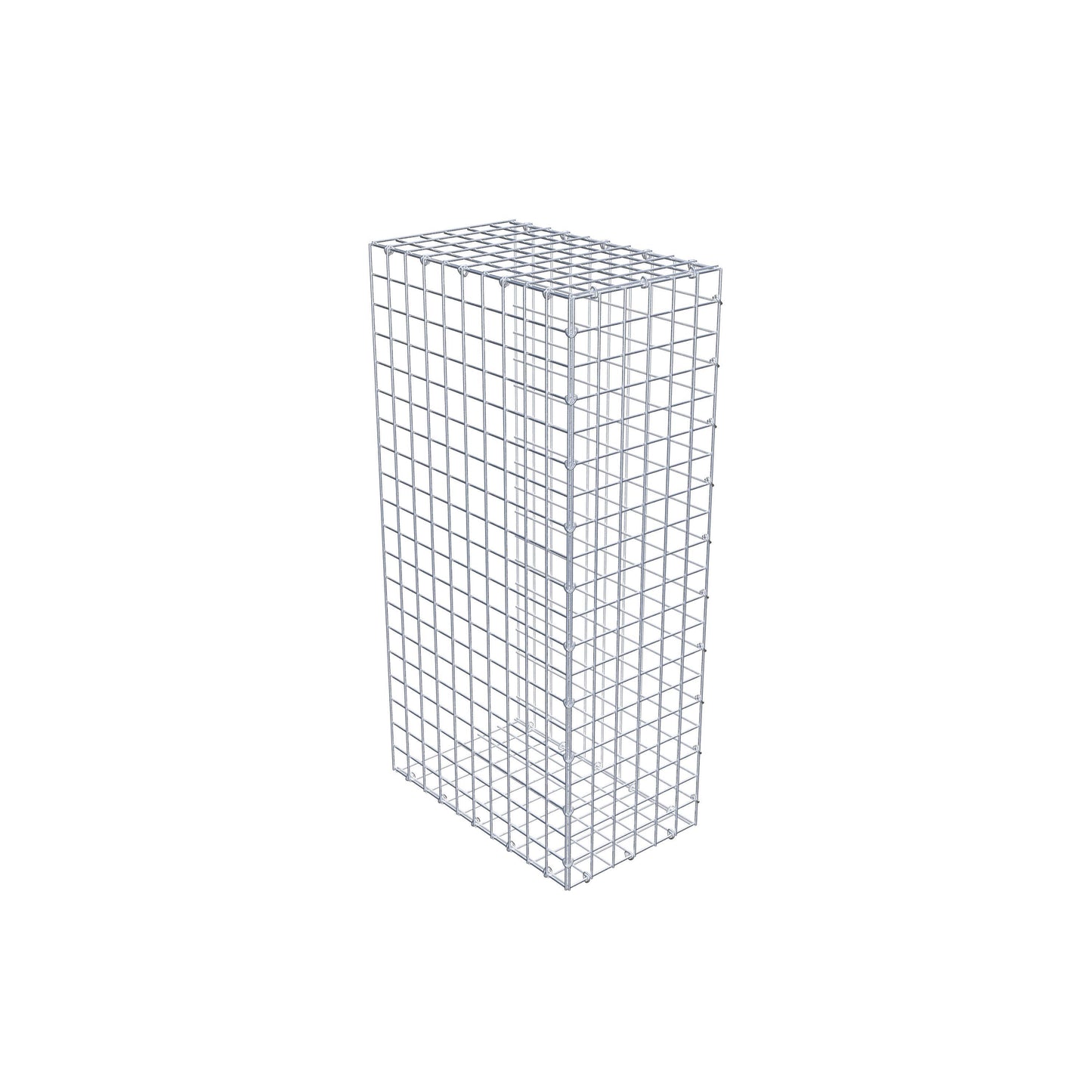 Gabião Tipo 2 100 cm x 50 cm x 30 cm (C x A x P), malhagem 5 cm x 5 cm, anel C
