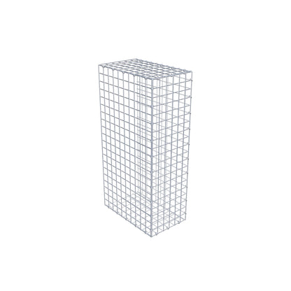 Gabião Tipo 2 100 cm x 50 cm x 30 cm (C x A x P), malhagem 5 cm x 5 cm, anel C