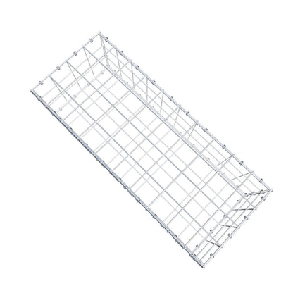 Gabião 100 cm x 30 cm x 40 cm (C x A x P), malhagem 10 x 10 cm, anel espiral