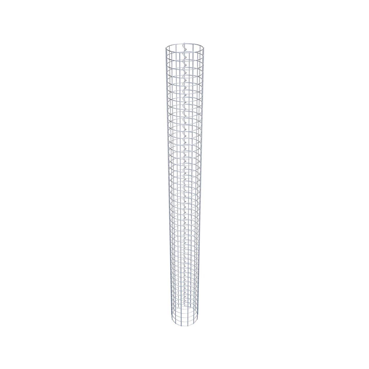 Gabionensäule rund 22 cm Durchmesser, 230 cm Höhe, Maschenweite 5 cm x 5 cm