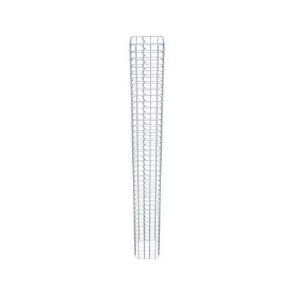 Gabionensäule eckig feuerverzinkt, 22 cm x 22 cm, 200 cm Höhe, MW 5 cm x 5 cm