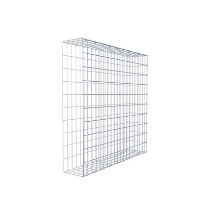 Anbaugabione Typ 2 100 cm x 100 cm x 20 cm, Maschenweite 5 cm x 10 cm, C-Ring