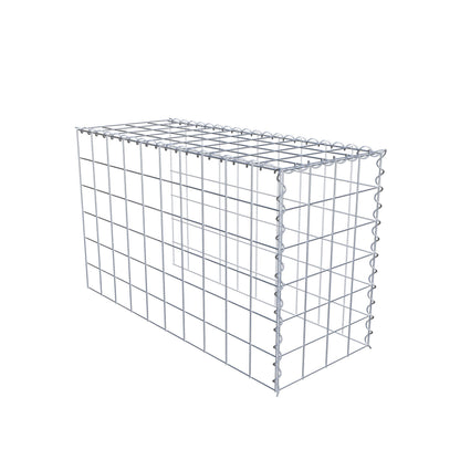 Gavión complementario tipo 4 100 cm x 60 cm x 40 cm (L x A x P), malla 10 cm x 10 cm, espiral