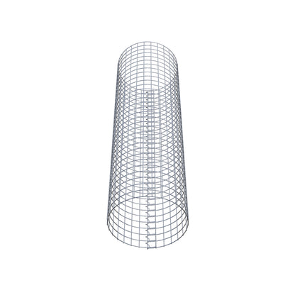 Colonne de gabion ronde 47 cm de diamètre, 160 cm de hauteur, maille 5 cm x 5 cm