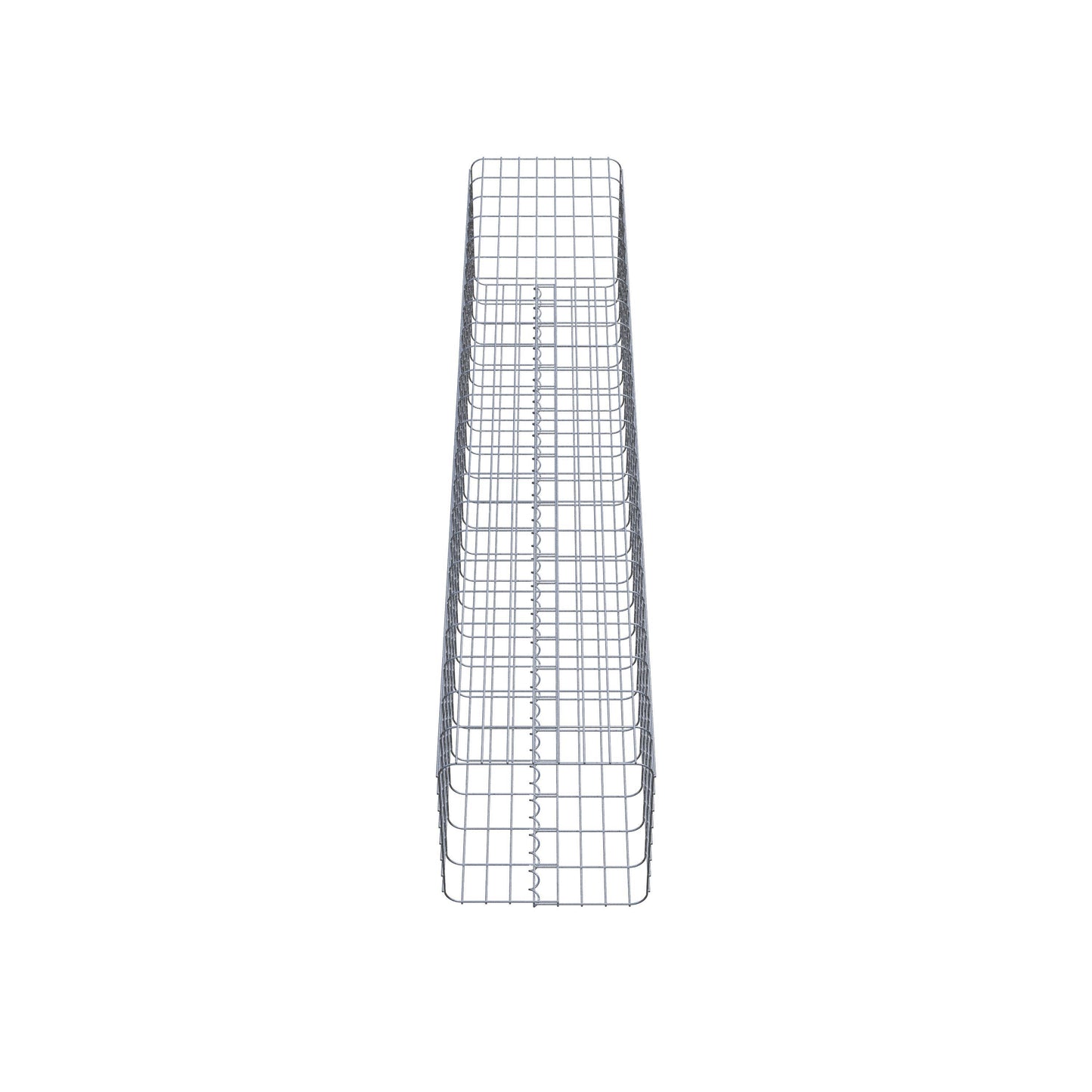 Gabion column square 42 cm x 42 cm, 230 cm high, MW 5 cm x 10 cm