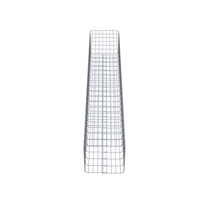 Gabion column square 42 cm x 42 cm, 230 cm high, MW 5 cm x 10 cm