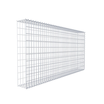 Gabion rapporté type 2 200 cm x 100 cm x 20 cm (L x H x P), mailles 5 cm x 10 cm, spirale
