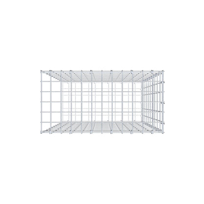 Gabião tipo 2 100 cm x 60 cm x 30 cm, malhagem 5 cm x 10 cm, anel C