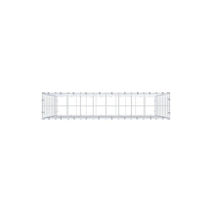 Gabion 100 cm x 90 cm x 20 cm (L x H x D), maskstorlek 10 x 10 cm, spiralring